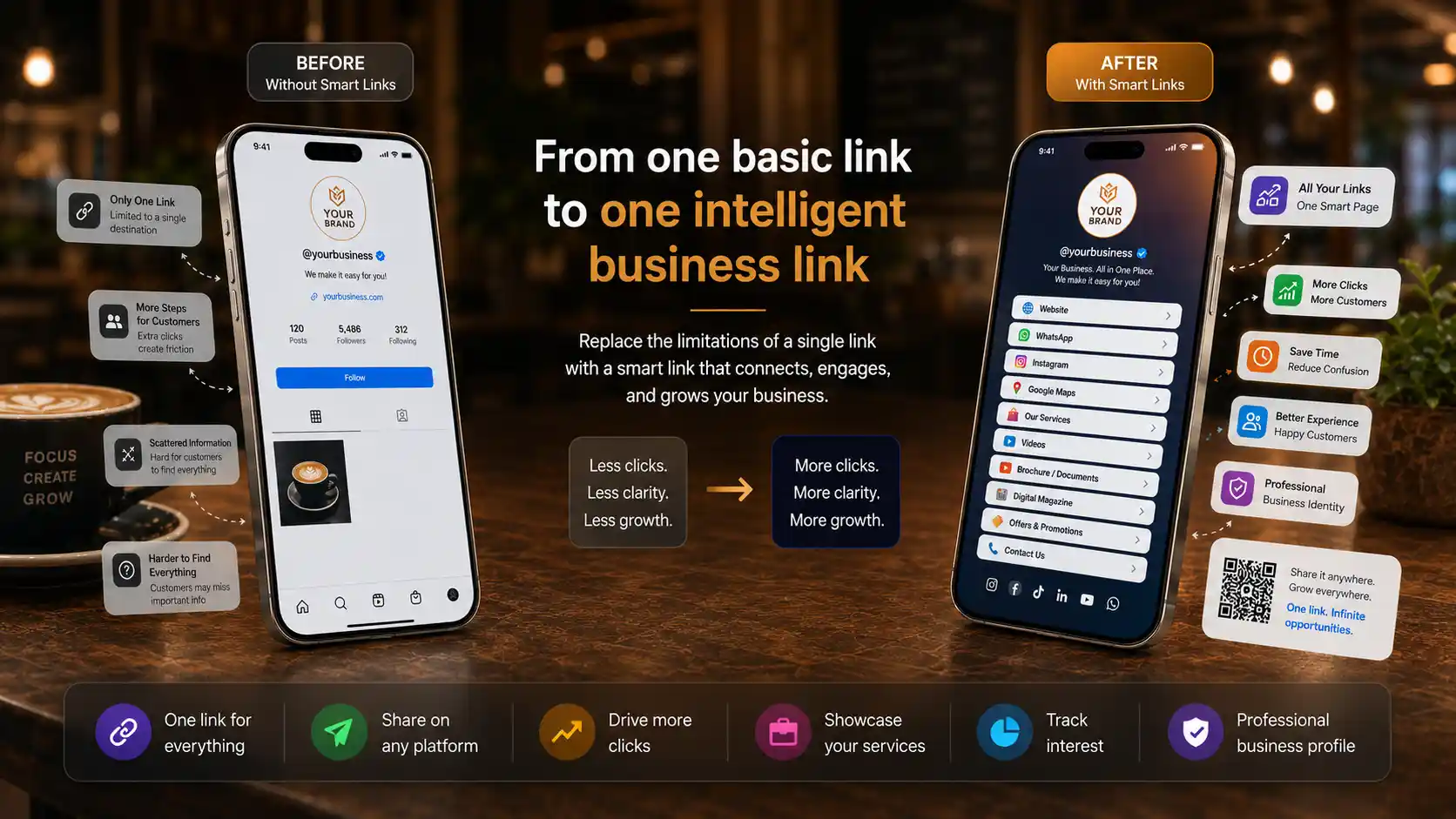 From one basic link to one intelligent business link
